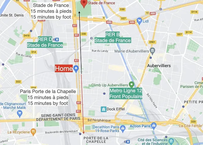 3 Pieces Tres Proche Stade De France, Adidas Arena